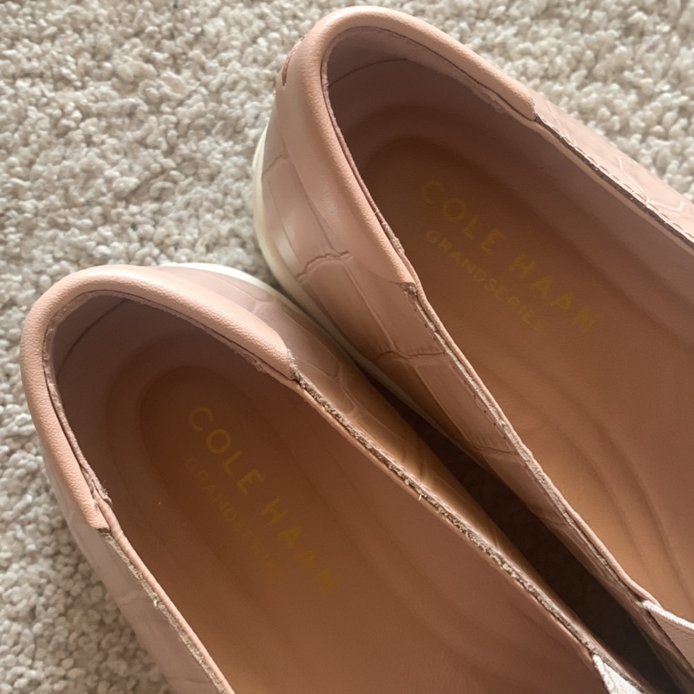 Cole Haan, Women Pink Grand Crosscourt Slip-on Loafers Sneakers Shoes US 7.5 B - Picture 3 of 9